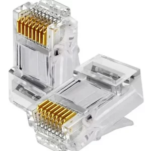 Conector Rj45 Utp Cat5e Para Cabo De Rede Unidade