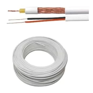 Cabo Coaxial Bipolar 4mm Flexível 50m 80%