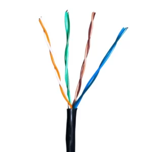 Cabo de Rede CFTV Preto 24 AWG  (por metro)