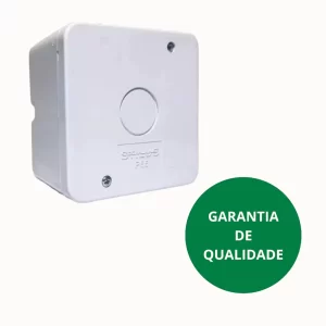 Caixa Plástica Organizadora p/ Camera Cftv C/ Parafuso e Vedação